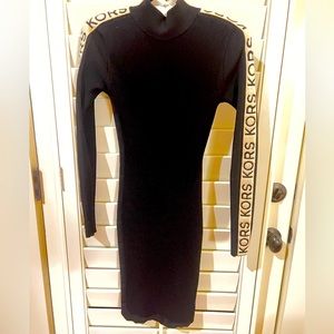 Michael Kors Logo Stripe Dress